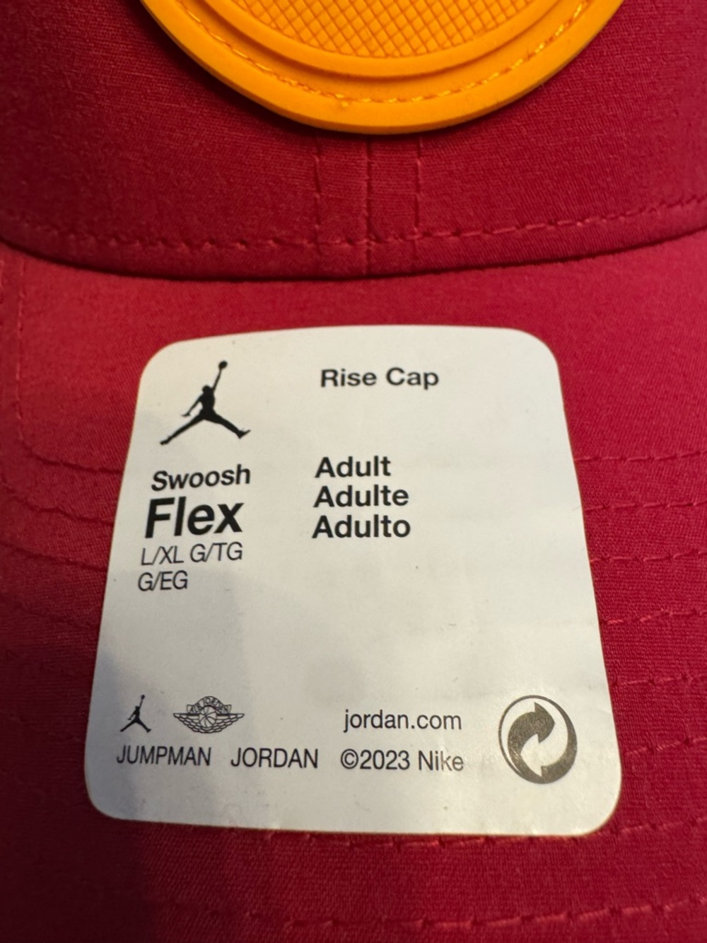 Nike Air Jordan Jumpman Patch Swoosh Flex Rise Cap Adult Unisex size L/XL - Picture 4 of 7